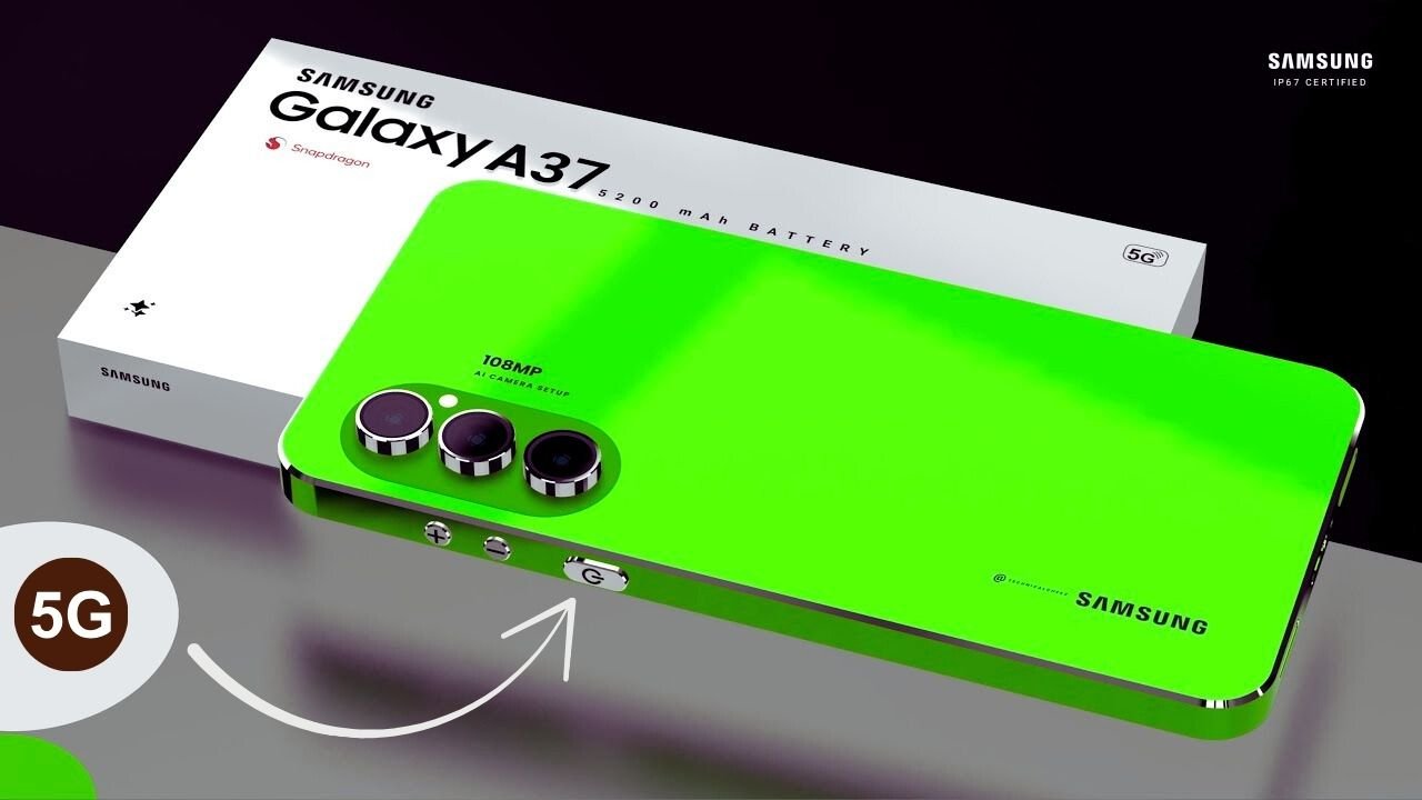 Samsung Galaxy A37 5G Launched with Dimensity 7300, 108MP Camera, 5200mAh Battery and IP67 Rating